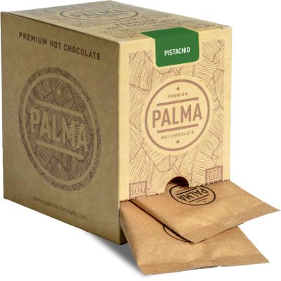 PALMA Italian Hot Chocolate Sachets - Pistachio | 500g (20 Servings)