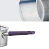 DameCo Saucepan Stainless Steel Milk Pot Baby Baby Food Pot Home Multi-Function Soup Pot Nonstick Metal Utensil Saucepan with Lid Safe Frying Pan Frying Pan interesting view 2
