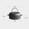 Casserole Roasted Pot stew Household cast Iron 22cm Nonstick Metal Utensil Saucepan with Lid Safe Mother's Day Frying Pan Frying Pan interesting view 4