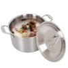 DameCo Soup Pot stew Pot Casserole Stainless Steel Pan Multi-Layer Three-Layer Steel Cooker Thickening Stewpot Nonstick Metal Utensil Saucepan with Lid Safe 24cm Frying Pan interesting view 1