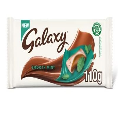 3 x Galaxy Smooth Mint Milk Chocolate Bar 110g Delicious Special For Easter Tasty And Twisty Treat Gift Hamper, Christmas,Birthday,Easter Gift Sold By Kidzbuzz