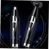 Beaupretty Electric Nose Hair and Multi-Functional Rechargeable Trimmer for Men, Washable Cordless Grooming Device for Nasal and Facial Hair Removal in Black view 2