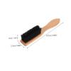 Angoily Ergonomic Beard Brush for Men with Comfortable Grip and Khaki Wooden Handle, Boar Bristle Material, for Daily Beard Styling and Grooming view 2