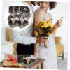 Mobestech 18pcs Elegant Envelope Style Wedding Boxes for Party Favors Candy Packaging Birthday Celebrations Stylish for Personalization and Special Occasions view 2