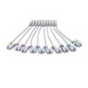 10PCS Skmeditec Universal Connection 4.0mm Banana To Pinch Pigtail Adapters for Adult/Pediatric, Replacement for 9281-002-50,20100-4MM-SNAP (Banana To Pinch) view 2