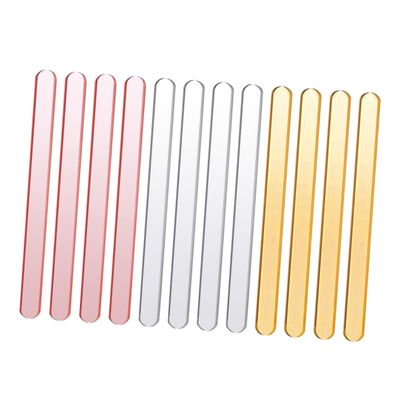 ifundom 30pcs Acrylic Ice Pop Sticks, DIY Craft Making Sticks with Smooth Surface and Corners, Easy to Clean, Safe for Dessert Shop and Kindergarten Use