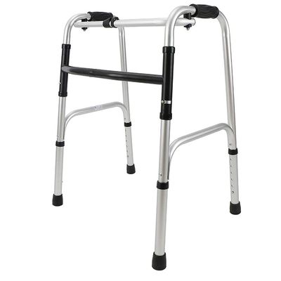 UsmAsk Folding Lightweight Aluminium WalkingFrame - Adjustable Height Yearn for