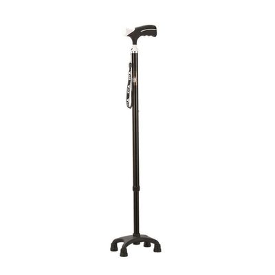 UsmAsk Crutches For The Elderly Size Four-legged Cane Telescopic Crutches Aluminium Alloy Crutches Non-slip Crutches For The Elderly Adjustable s Auxiliary crutch (Color : Blue) Yearn for (Black)
