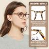 JiSoo Womens Reading Glasses 1.0, Trendy Readers Glasses Women, Lightweight Ladies Magnifying Glasses for Reading, Multicolor+Red view 3