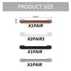 5 Pairs of Anti-Slip Temple Tips, Glasses Ear Pads, Comfortable Silicone Glasses Accessories to Prevent Glasses from Slipping Off The Nose view 2