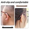 5 Pairs of Anti-Slip Temple Tips, Glasses Ear Pads, Comfortable Silicone Glasses Accessories to Prevent Glasses from Slipping Off The Nose view 4