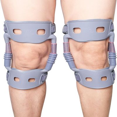 KEULEN Knee Brace Immobilizer, Support Stabilizer, Vertical Rebound Support Force 20KG, Breathable and Comfortable Fabric, for Reduce Joint Load, Mountaineering Decompression