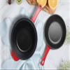 Saucepan Cast Iron Milk Pot Frying Pan Thickening Household Baby Food Supplement Pot Multi-Function Soup Pot Nonstick Metal Utensil Saucepan with Lid Safe Frying Pan Frying Pa (Red) interesting view 2