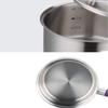 DameCo Saucepan Stainless Steel Milk Pot Baby Baby Food Pot Home Multi-Function Soup Pot Nonstick Metal Utensil Saucepan with Lid Safe Frying Pan Frying Pan interesting view 4
