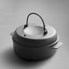 Casserole Roasted Pot stew Household cast Iron 22cm Nonstick Metal Utensil Saucepan with Lid Safe Mother's Day Frying Pan Frying Pan interesting view 3