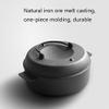 Casserole Roasted Pot stew Household cast Iron 22cm Nonstick Metal Utensil Saucepan with Lid Safe Mother's Day Frying Pan Frying Pan interesting view 4