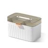 DEARBORN 1 Piece Portable Storage Box Clear 2 Tiers Storage Box Big Capacity Emergency view 1