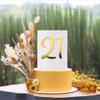 26PCS Acrylic Number Cake Topper,Gold Alphabet A-Z Personalized Cake Picks Decor Anniversary Wedding Baby Shower Party Supplies view 2