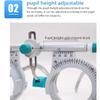CYMYYDS Optical Optic Trial Lens Frame, Optometric Universal Optical Trial Frame, PD 48~80mm Eye Optometry Optician for Visual Inspection in Optical Shops, Hospitals, Ophthalmology view 3