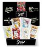 Just Treats Lunar Sweet Six Gummy Hamper - Fried Eggs, Fruit Salad & Black Jack Chews, Giant Fizzy Bubblegum Bottles, Ice Cream Cones, Liquorice Comfits and White Candy Sticks (12,13,14,15,22,29) view 1