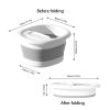 Foot Spa, Protable Increase Height Foot Bath with Massager, Pedicure Bowl with Carry Handle, Footspa for Women and Men, Foot Soak Bowl view 3