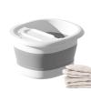 Foot Spa, Protable Increase Height Foot Bath with Massager, Pedicure Bowl with Carry Handle, Footspa for Women and Men, Foot Soak Bowl view 4