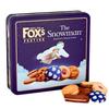 Fox's Festive Snowman Biscuit Tin - 350g Xmas Cookie Collection, Delightful Holiday Treats view 1