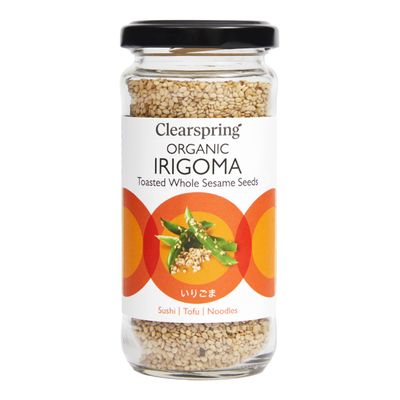 Clearspring Organic Irigoma - Toasted Whole Sesame Seeds 100g