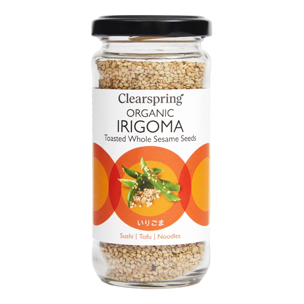 Clearspring Organic Irigoma - Toasted Whole Sesame Seeds 100g