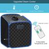 Multigot Portable Steam Sauna, Folding Personal Sauna Tent with Remote Control, Folding Chair and Foot Massage Roller, Full Body Steam Spa for Therapy Detoxify Slimming (Black) view 3