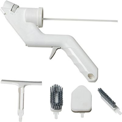 ARTSZY Deep Cleaning Brush Set | Crevice Scrubber Multi-Purpose Brush,Detachable Water Dispenser Handle Brush for Faucets, Corners, Walls, Floors, Bathtubs, Edges Virtcooy