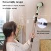 ARTSZY 9 in 1 Electric Cleaning Brush, Powerful Cleaning,Bathroom Scrubber Dual Speed,Shower Cleaning Brush with Extension Arm for Bathtub Tile Floor view 2