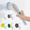 ARTSZY Electric Rotary Cleaner Cordless Power Cleaner Brush - Portable Cordless Electric Spin Scrubbers with 5 Replaceable Shower Cleaning Brush Heads for Home Kitchen Bathroom Floor Tile view 1