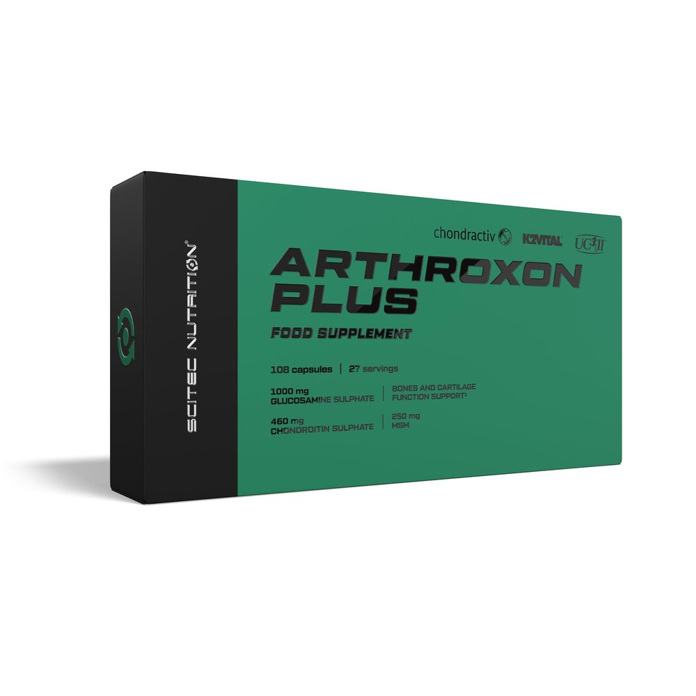 Scitec Nutrition Arthroxon Plus, Food Supplement Capsules with Glucosamine Sulphate, MSM, Hydrolysed Cartilage Powder, Chondroitin Sulphate, 108 Capsules