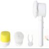 ARTSZY Brush Nylon Electric Multi-Functional Household Tools Bath Kitchen Cleaning Brush Window Cleaner, 5 in 1 Magic view 1
