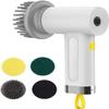 ARTSZY Electric Spin Scrubber Cordless Power Cleaning Brush Rechargeable Scrubber for Bathroom Tub Sink Kitchen Dishes Tile Window Floor Grout with 3 Replaceable Brush Heads view 1