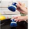 ARTSZY Dish Brush with Washing Up Liquid Soap Dispenser (Color : A) view 4