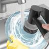 ARTSZY 3 Pcs Handheld Electric Scrubber Cordless, Rechargeable Electric Spin Scrubber, Electric Cleaning Brush with 3 Brush Heads, Bathroom Scrub Brush for Cleaning view 3