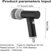 ARTSZY 3 Pcs Handheld Electric Scrubber Cordless, Rechargeable Electric Spin Scrubber, Electric Cleaning Brush with 3 Brush Heads, Bathroom Scrub Brush for Cleaning view 4
