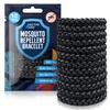 Active Era Mosquito Repellent Bracelet [12 Pack], Insect Midge & Mosquito Bands - Powerful DEET Free Formula - Waterproof with 250 Hours / 10 Days of Protection (Black - 12 Pack) view 1