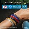 Active Era Mosquito Repellent Bracelet [12 Pack], Insect Midge & Mosquito Bands - Powerful DEET Free Formula - Waterproof with 250 Hours / 10 Days of Protection (Solid Colour - 12 Pack) view 2