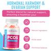Myo-Inositol & D-Chiro Inositol Gummies- Myo & D-Chiro Inositol Supplement with Folate & Vitamin D- Natural Ratio Ovarian Support Women Hormone Balance Blend- PCOS Supplements for Women- 60 Gummies view 2