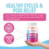 Myo-Inositol & D-Chiro Inositol Gummies- Myo & D-Chiro Inositol Supplement with Folate & Vitamin D- Natural Ratio Ovarian Support Women Hormone Balance Blend- PCOS Supplements for Women- 60 Gummies view 3