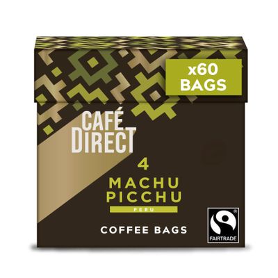 Cafdirect Coffee Bags Machu Picchu 10 x 7g (Pack of 6)