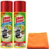 Topest 2X Elbow Grease Oven & Grill Heavy Duty Cleaner Spray (2X 400 ML)- Powerful Oven & Grill Deep Cleaner - with Ultra Absorbent Microfibre Cleaning Cloth view 1