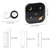 Luckious Brand Contact Lens Cases with Mirror - Portable Travel-Friendly Mini Box Container Essential Accessory for Contact Lens Soaking view 2