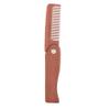 ANKROYU Beard Comb, Folding Beard Comb Portable Wooden Beard Comb Folding Pocket Beard Shaping Comb Men's Hair Folding Wooden Comb view 1