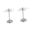 POPETPOP 2pcs Men's Shaving Brush Holder Stainless Steel Razor Storage Rack Wall Mount Safety Razor Brush Rack for Shaving Accessories Non-trace Holder for Bathroom Shelf view 1