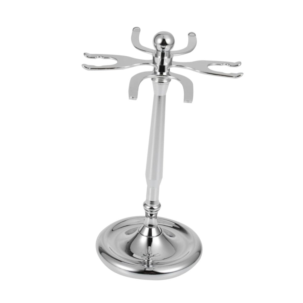 Beaupretty Electric Holder Wall Mount Storage Rack Stainless Steel Shaving Brush Rack