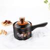 DameCo Ceramic Milk Pot High Temperature Household Soup Pot Baby Baby Food Supplement Pot Utensil Saucepan with Lid Safe Casserole Frying Pan interesting view 1